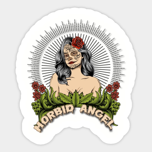 Morbid Angel - God of Emptiness Sticker by FreedoomStudio